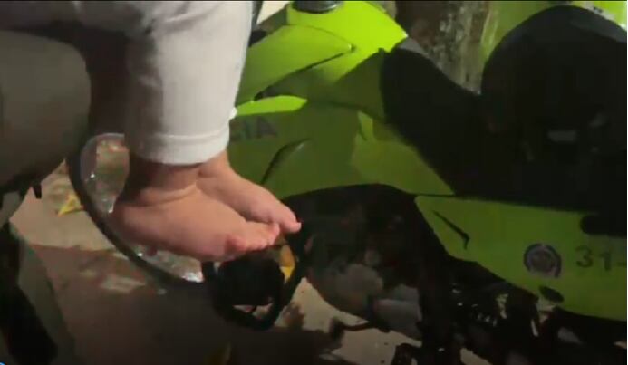 El niño estaba deshidratado.