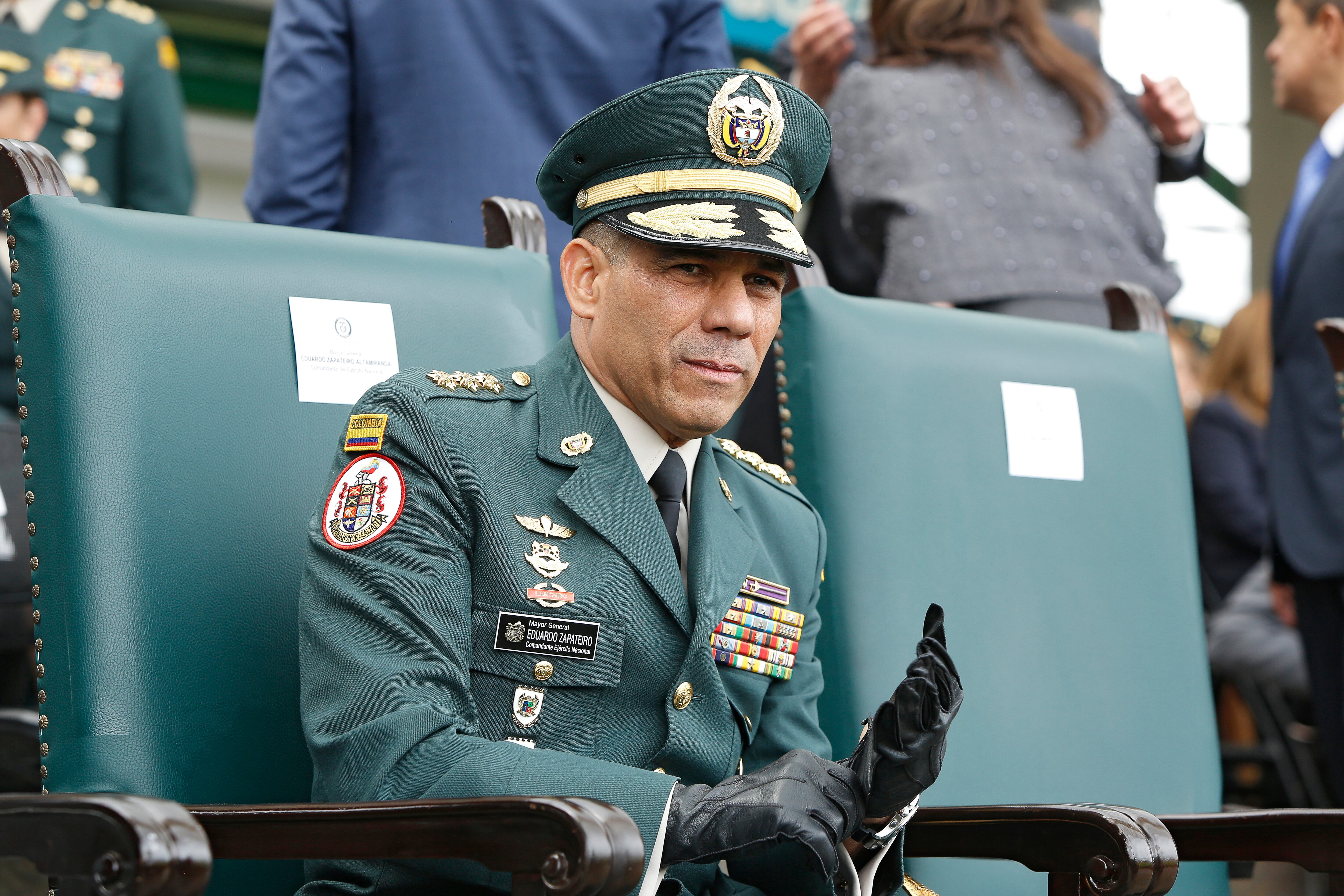 General Enrique Zapateiro, comandante del Ejército Nacional de Colombia