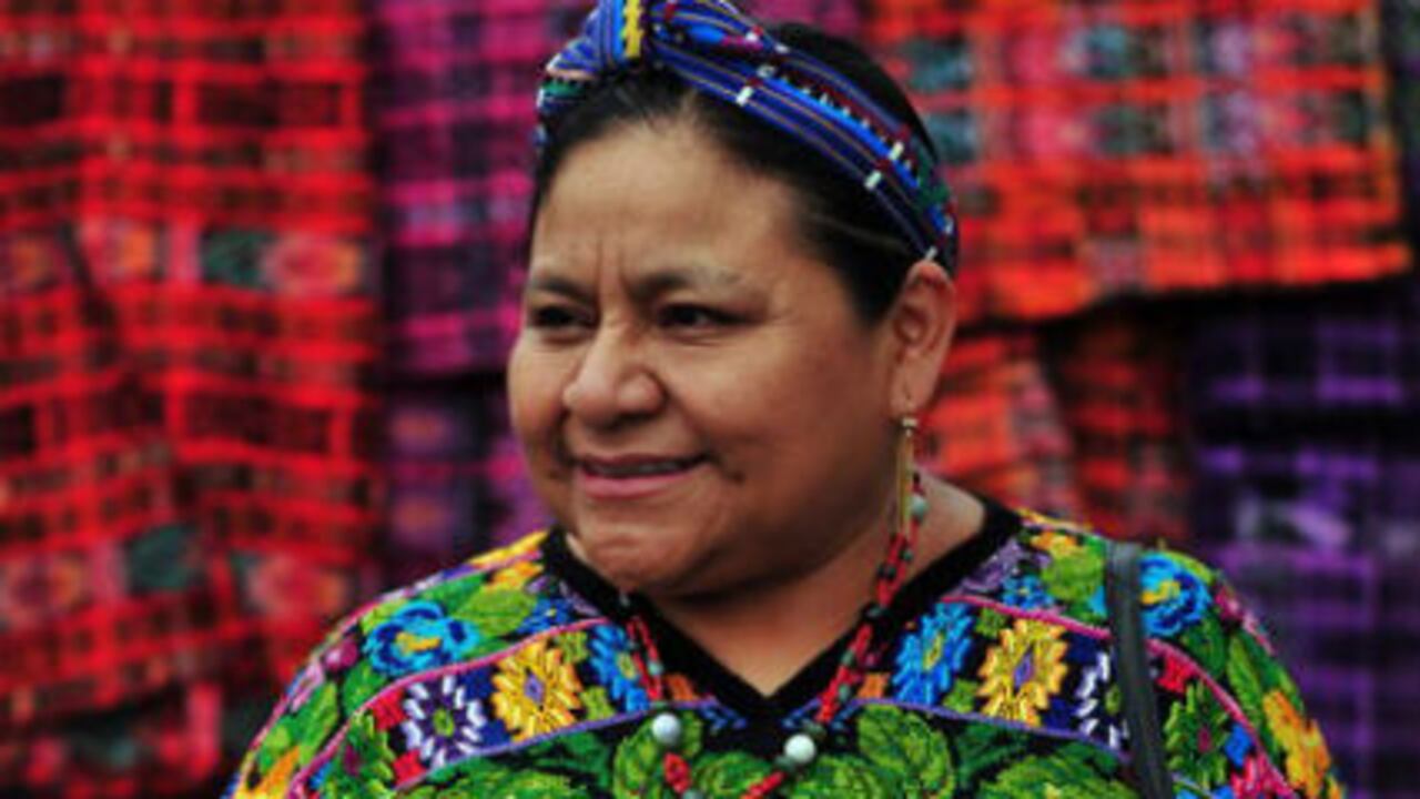 Rigoberta Menchú ganó el premio Nobel de Paz en 1992.