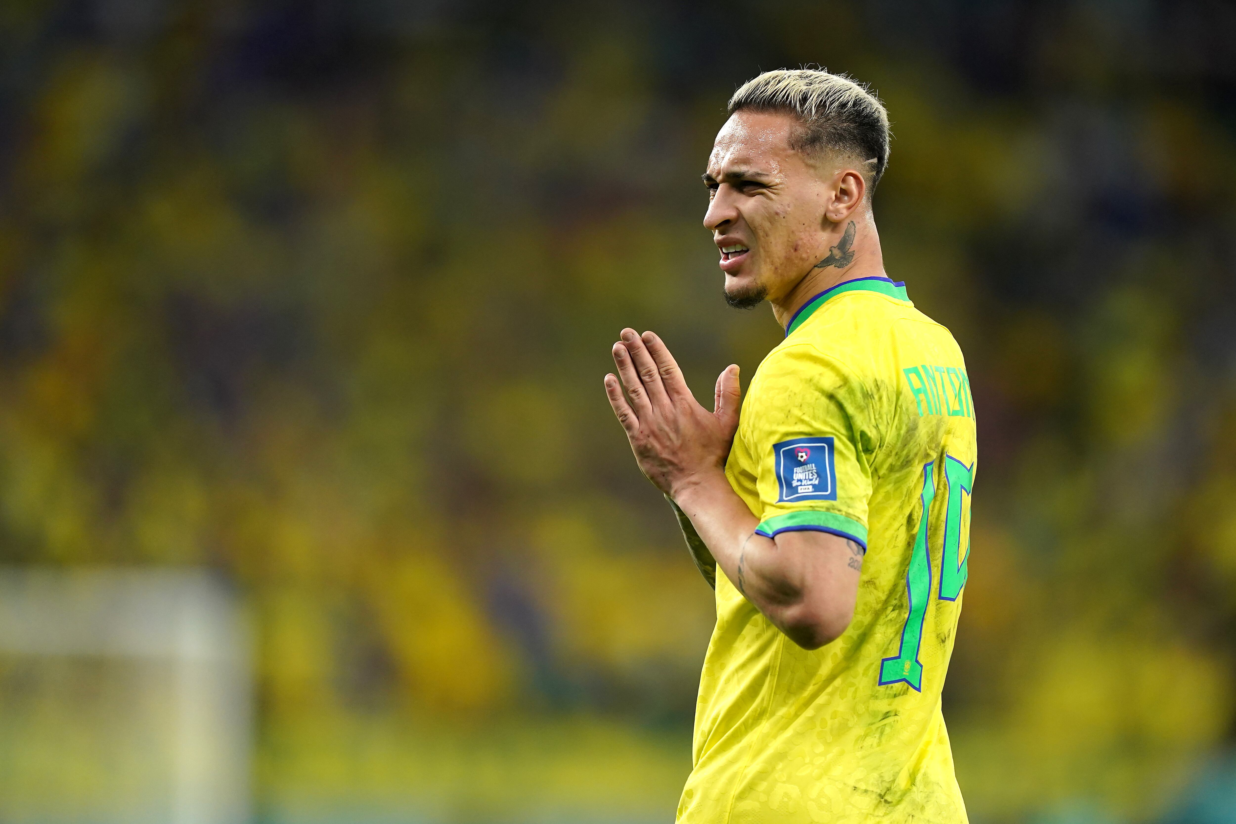 Antony, delantero brasileño.