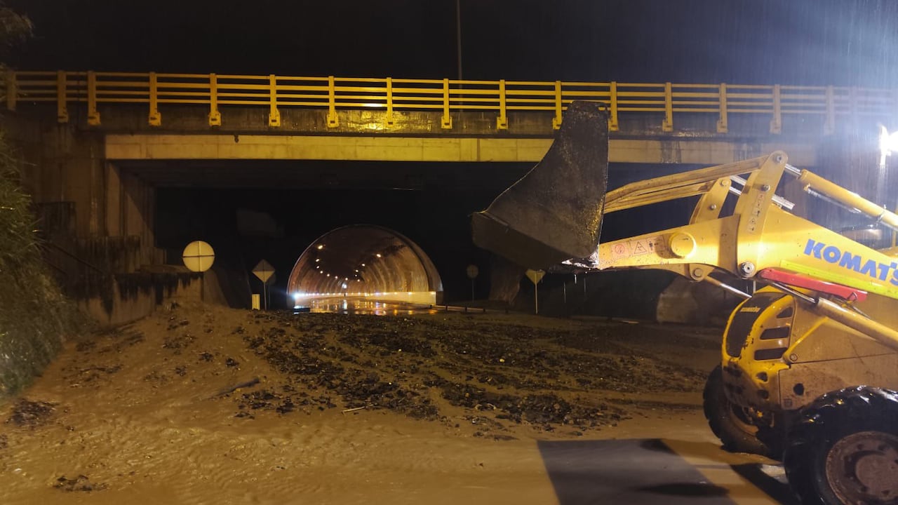 Emergencias en la vía Villavicencio-Bogotá.