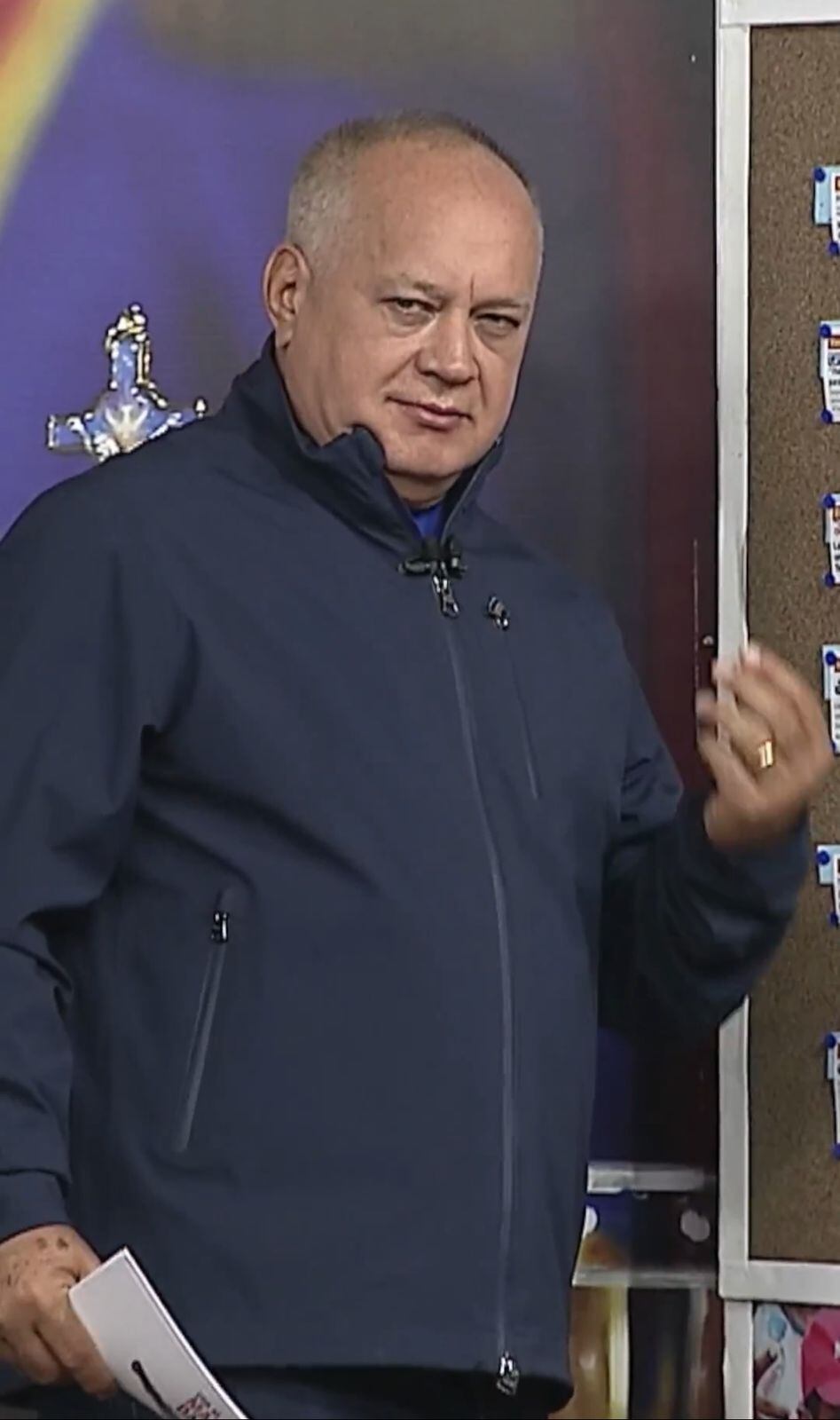 Diosdado Cabello durante su programa de televisión