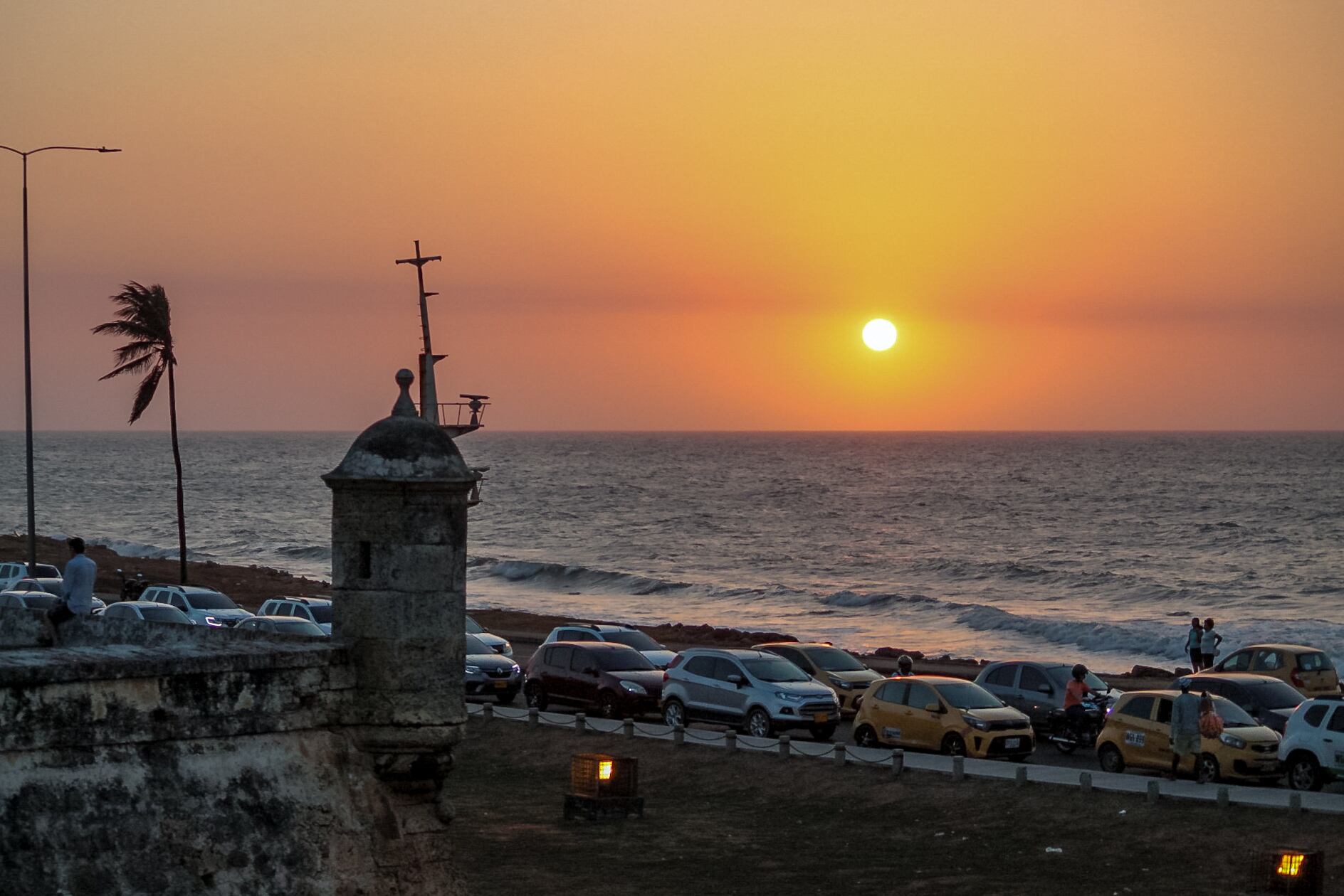 Atardecer en Cartagena