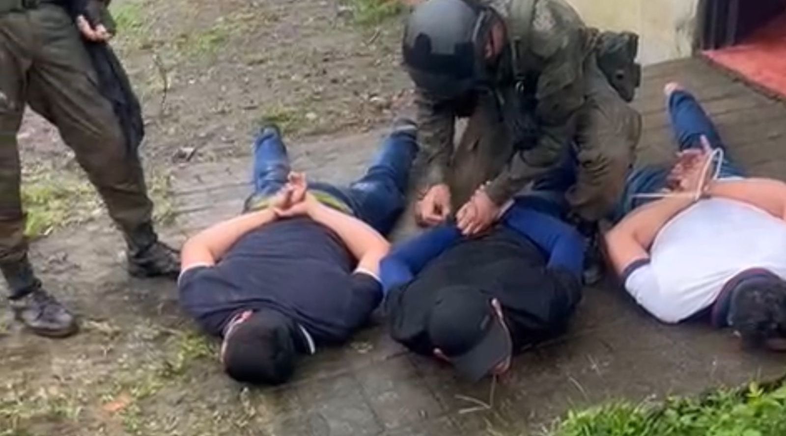 Rosemberg fue capturado junto a otros dos sujetos.