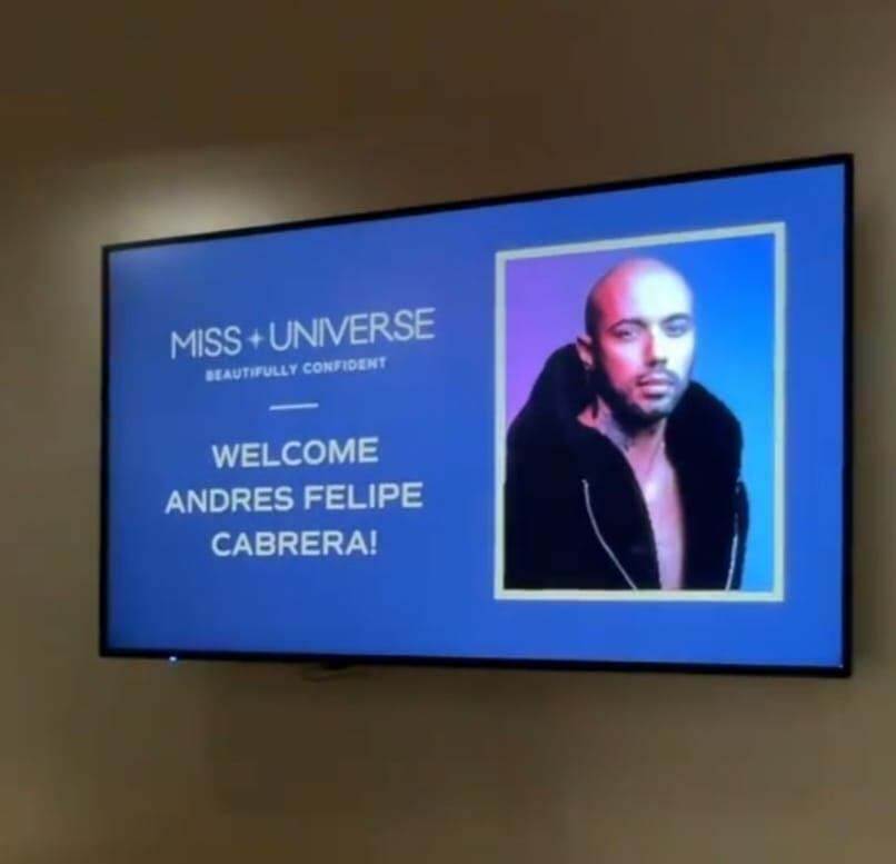 Andrés Felipe Cabrera, director de maquillaje y peinado de Miss Universo