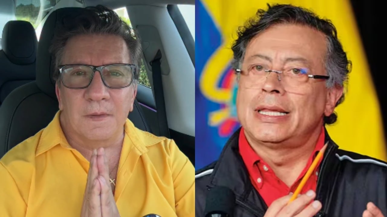 Hernán Orjuela y Gustavo Petro