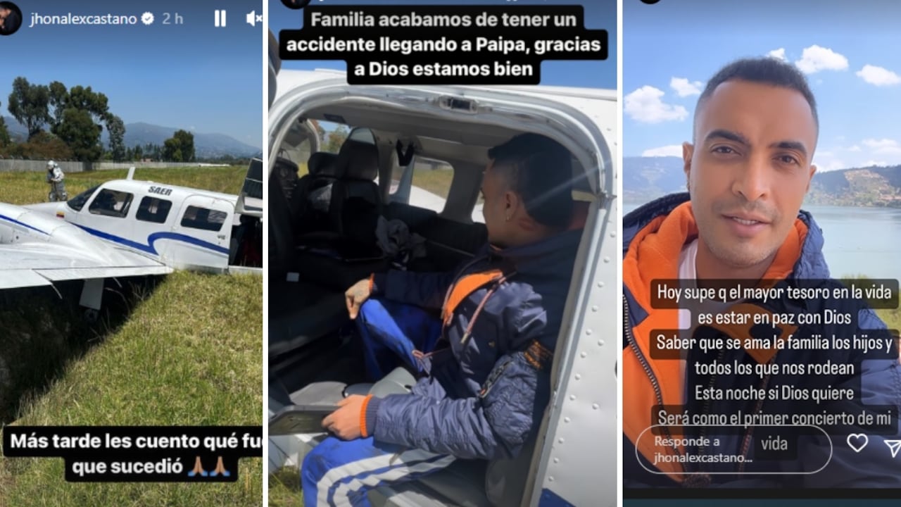 El artista aseguró que la tripulación se encuentra bien.