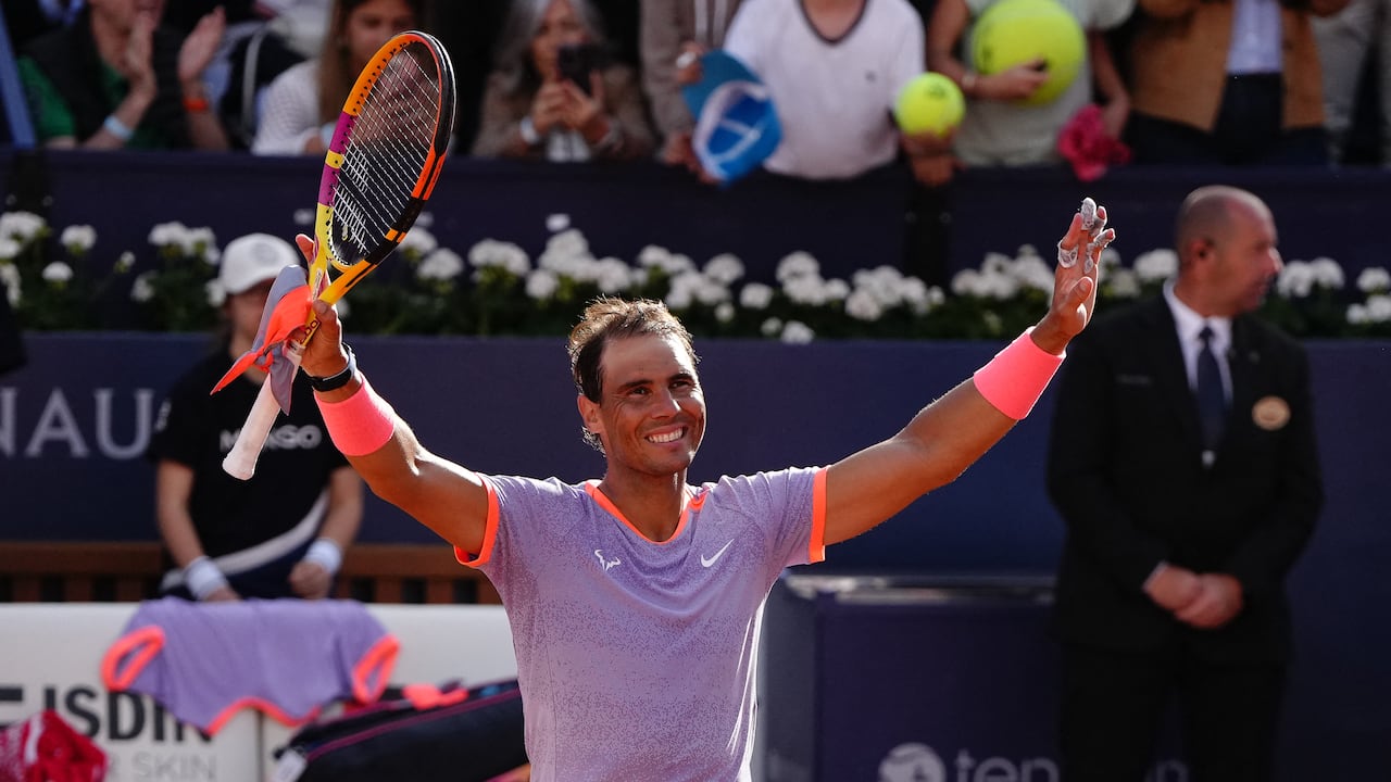 Victoria de Rafael Nadal en el Trofeo Conde de Godó.