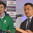 Alcaldesa de Bogotá Claudia López y exconsejero presidencial de Seguridad Rafael Guarín.