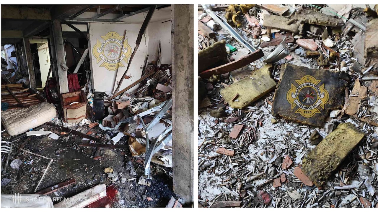 Explosión en una casa de Manizales