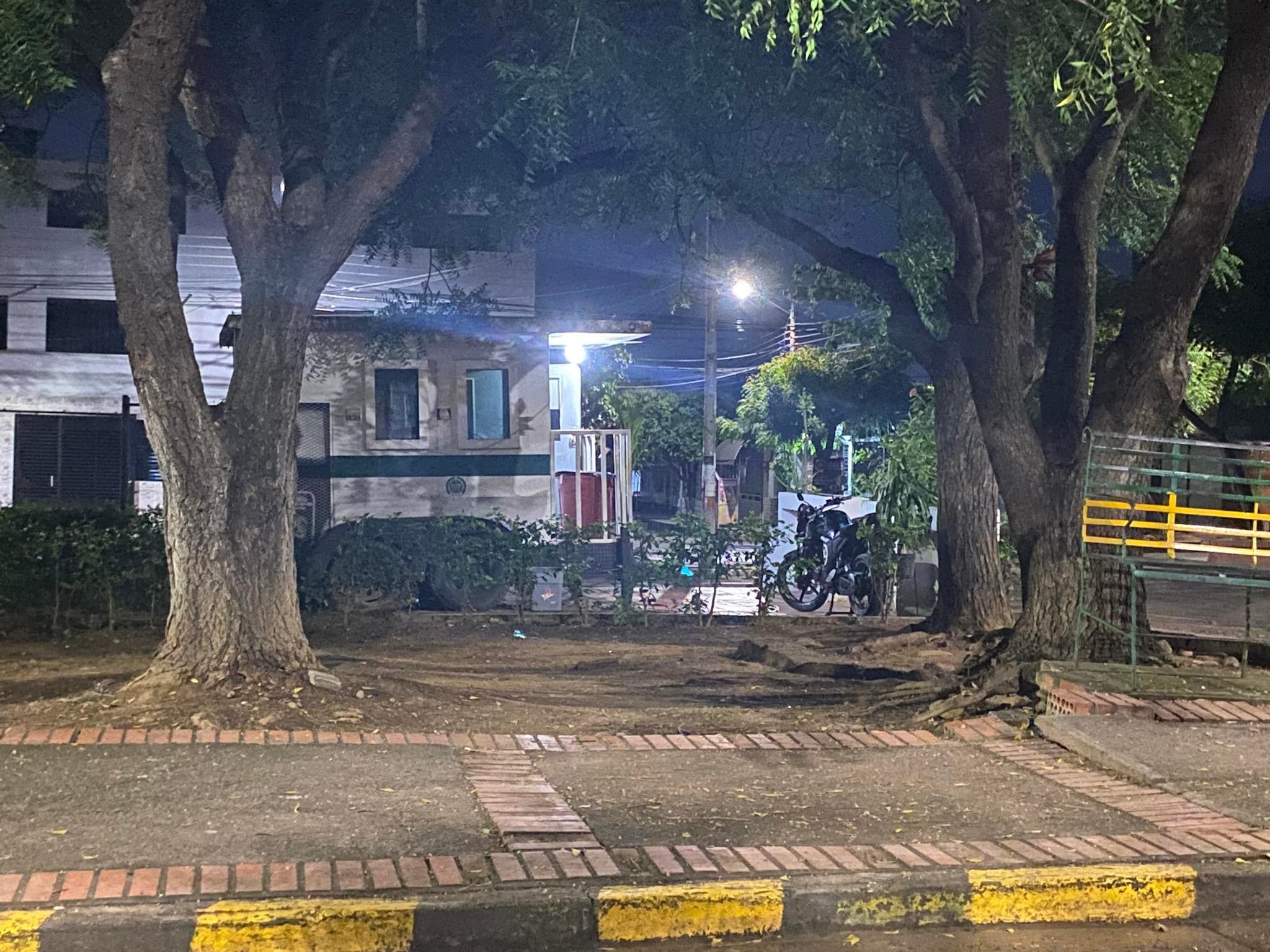 Esta zona es bastante desolada en las noches.