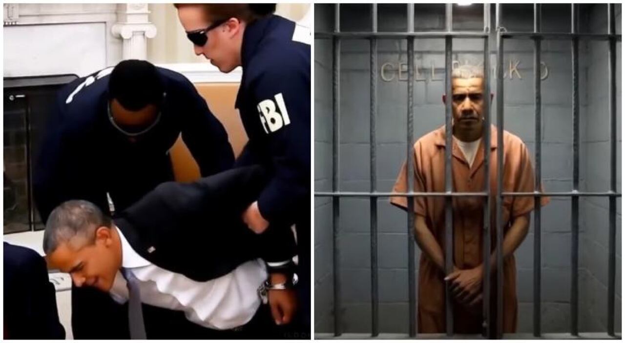 El video fue creado con inteligencia artificial.