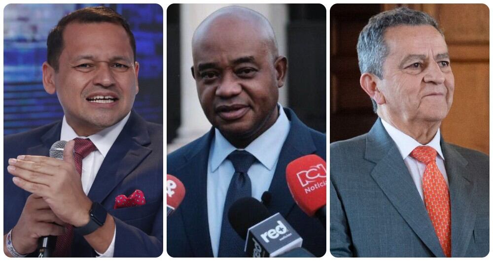 Alejandro Ocampo, Gilberto Murillo y Antonio Salazar.