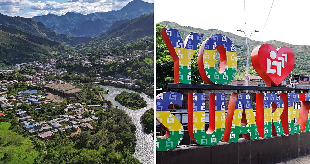 A la orilla del río Cauca se despliega el casco urbano de Suárez, Cauca, el municipio en el que la vicepresidenta Francia Márquez se forjó como líder y donde se sienten profundamente decepcionados por la falta de ayudas para la comunidad.