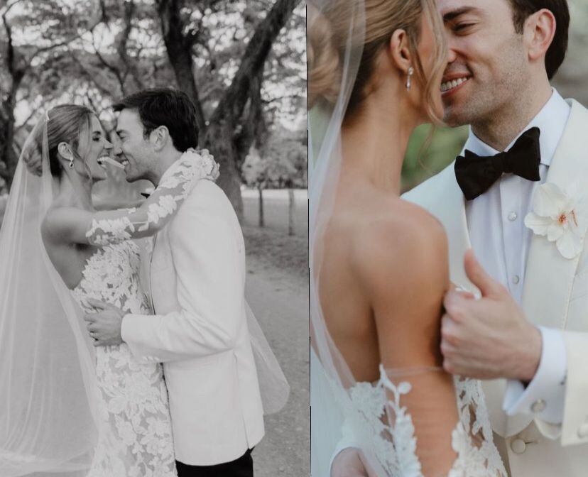 Gabriela Tafur compartió las románticas fotos de su boda