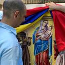 Mosaico de la Virgen de Chiquinquirá