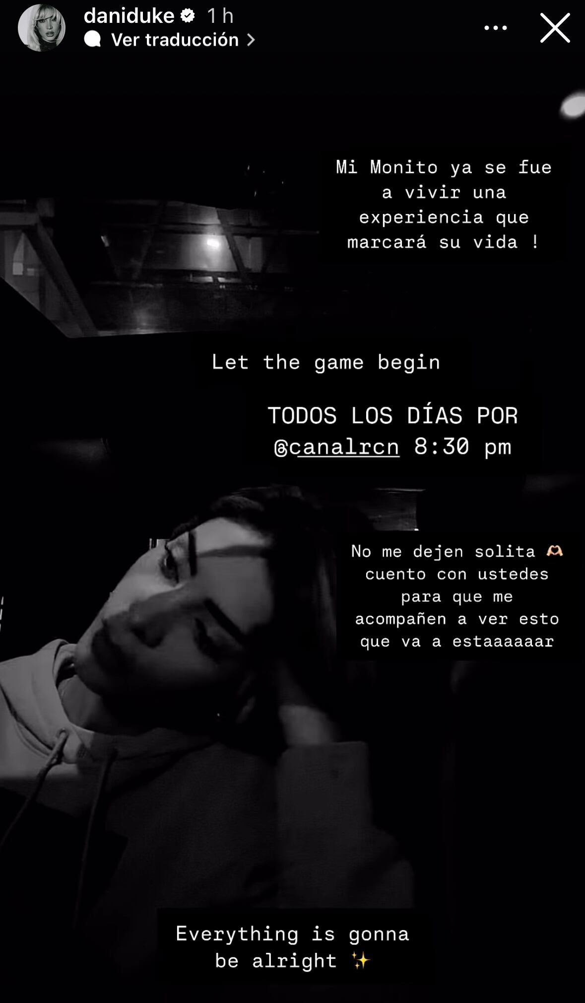 El mensaje de Dani Duke al despedirse de La Liendra.