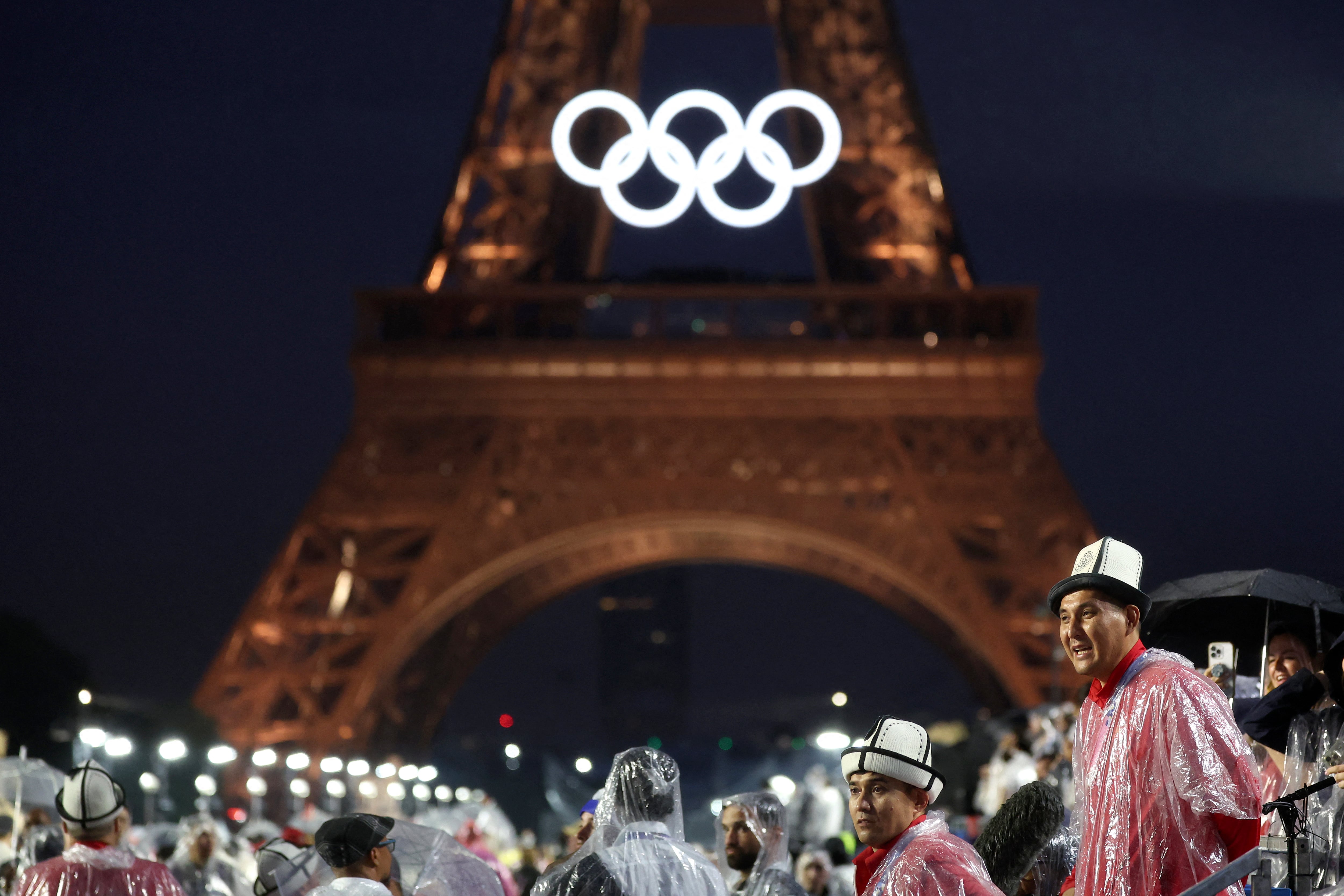 Imagen de la inauguración de los Juegos Olímpicos París 2024.