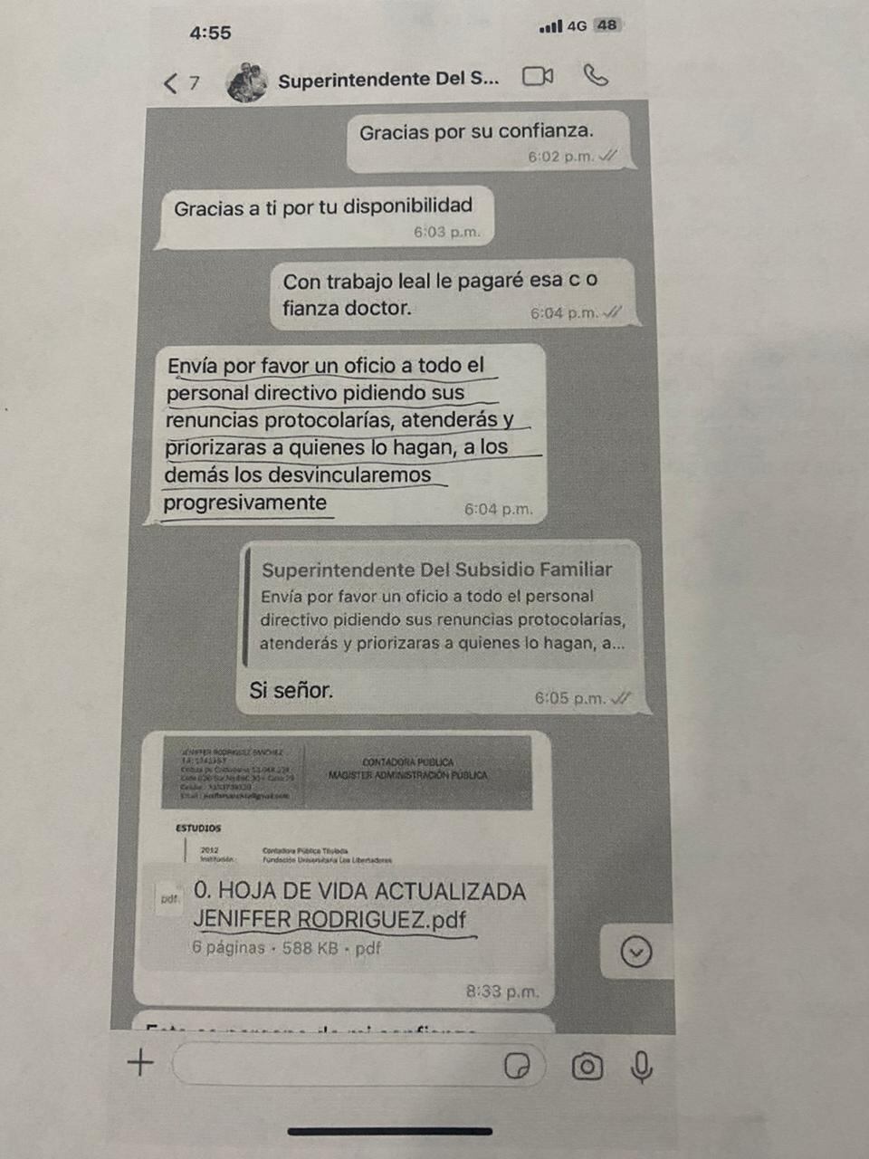 Chats superintendente