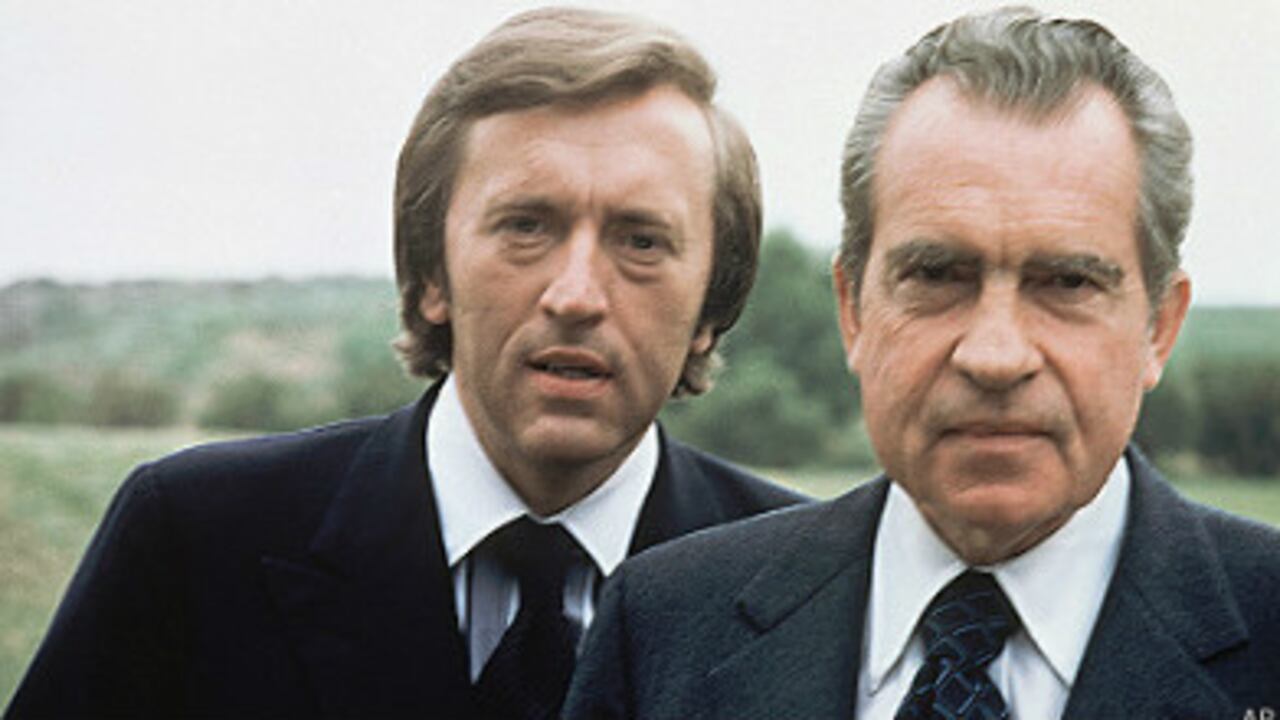 David Frost y Richard Nixon conversaron durante casi 30 horas.