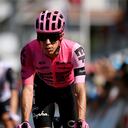 Rigoberto Urán en el Tour de Suiza.