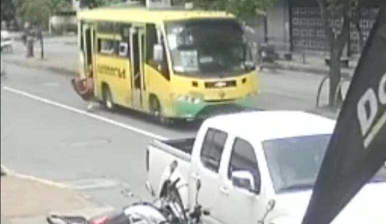 El accidente tuvo lugar en el sector Centro.