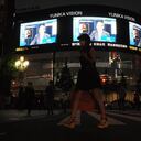 Tokio descarta eventos de pantallas gigantes para los Juegos Olímpicos. (AP Foto/Eugene Hoshiko)