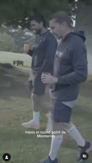 Los paisas estuvieron entrenando juntos