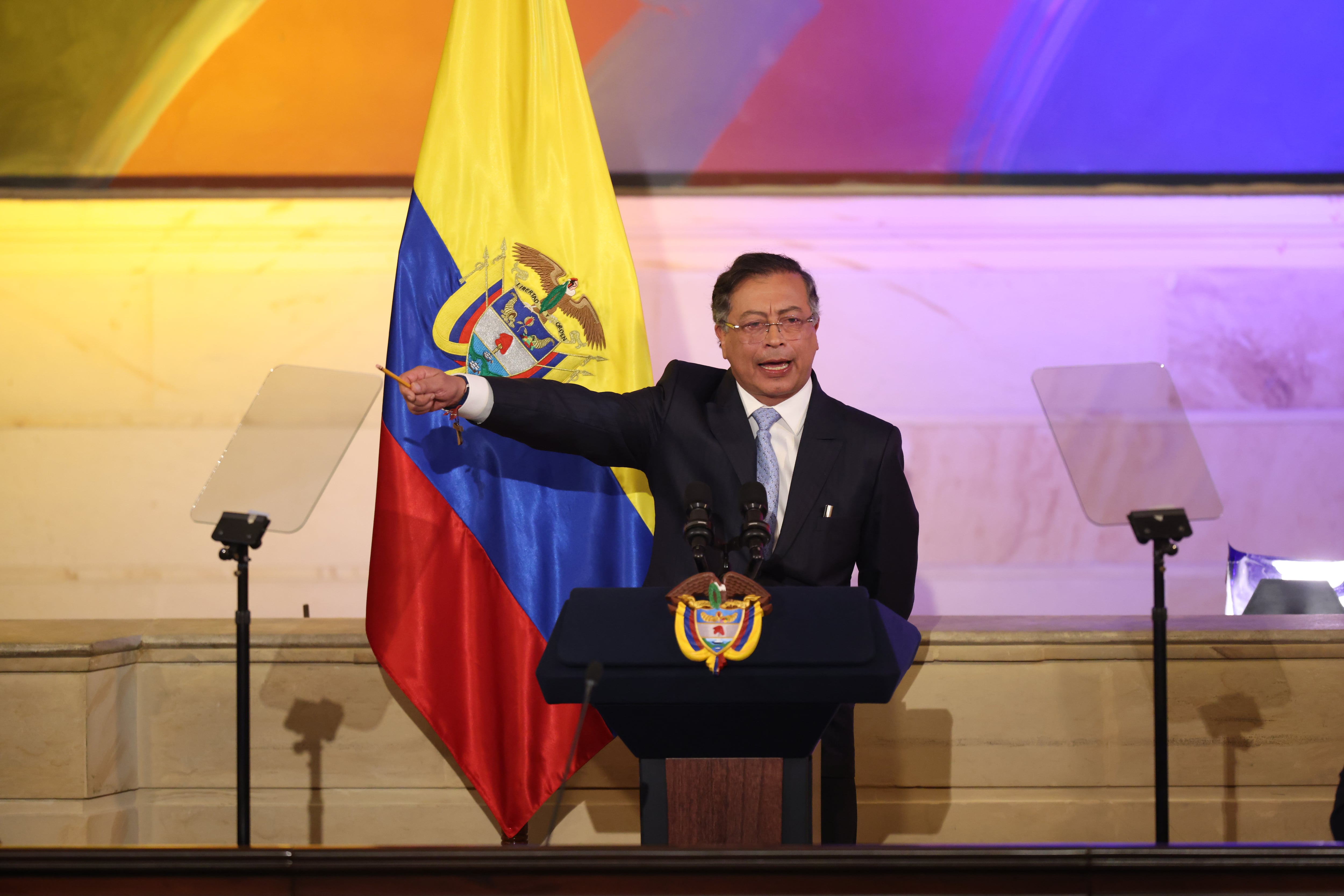 Instalación del Congreso 2025, Presidente Gustavo Petro