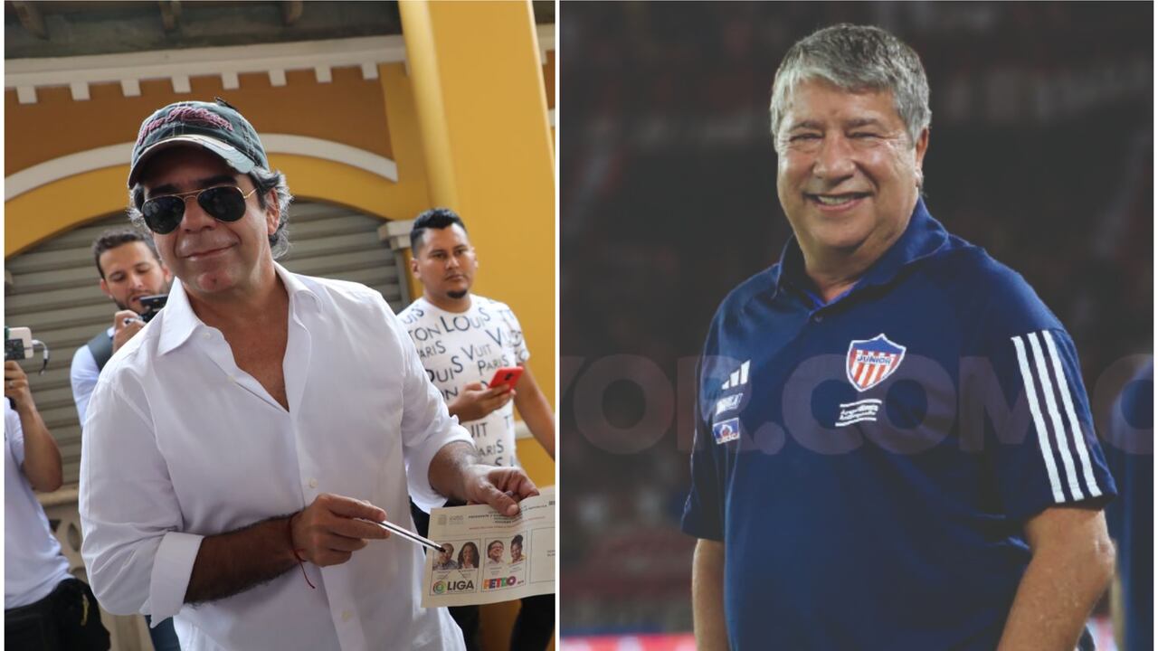 Álex Char y Bolillo Gómez, unidos por su amor hacia el Junior.