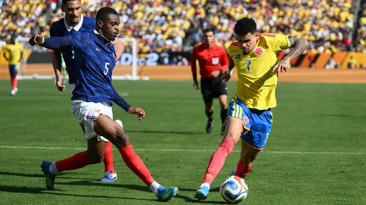 Luis Díaz vs. Francia en el amistoso de marzo de la fecha Fifa