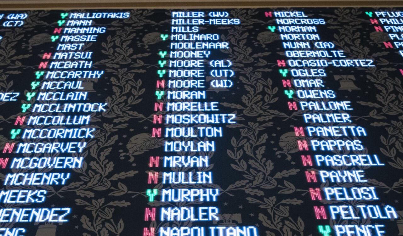 Las votaciones para elegir al presidente de la Cámara de Representantes en Estados Unidos continuan