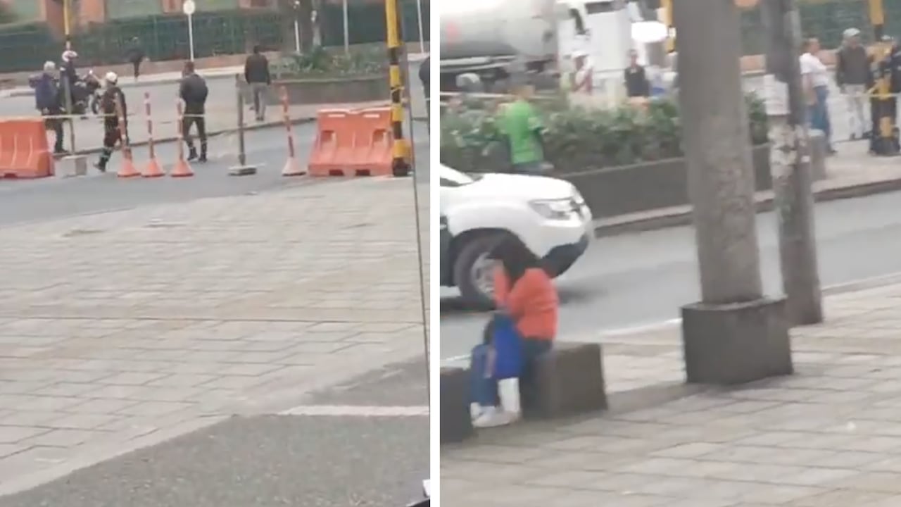 Bloqueos en la avenida La Esperanza.