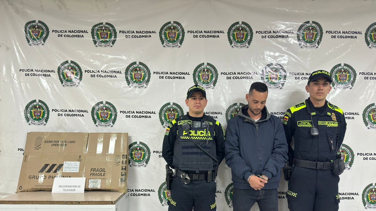 Luis Miguel Poveda, supuesto ladrón de televisores en hoteles de Bogotá
