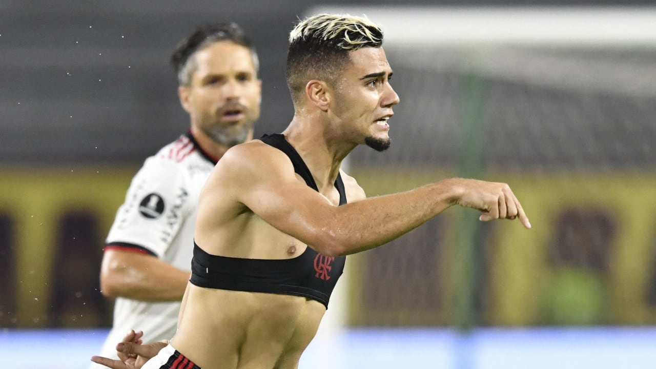 Andreas Pereira marcó el único tanto del partido de ida por los octavos de final de la Libertadores