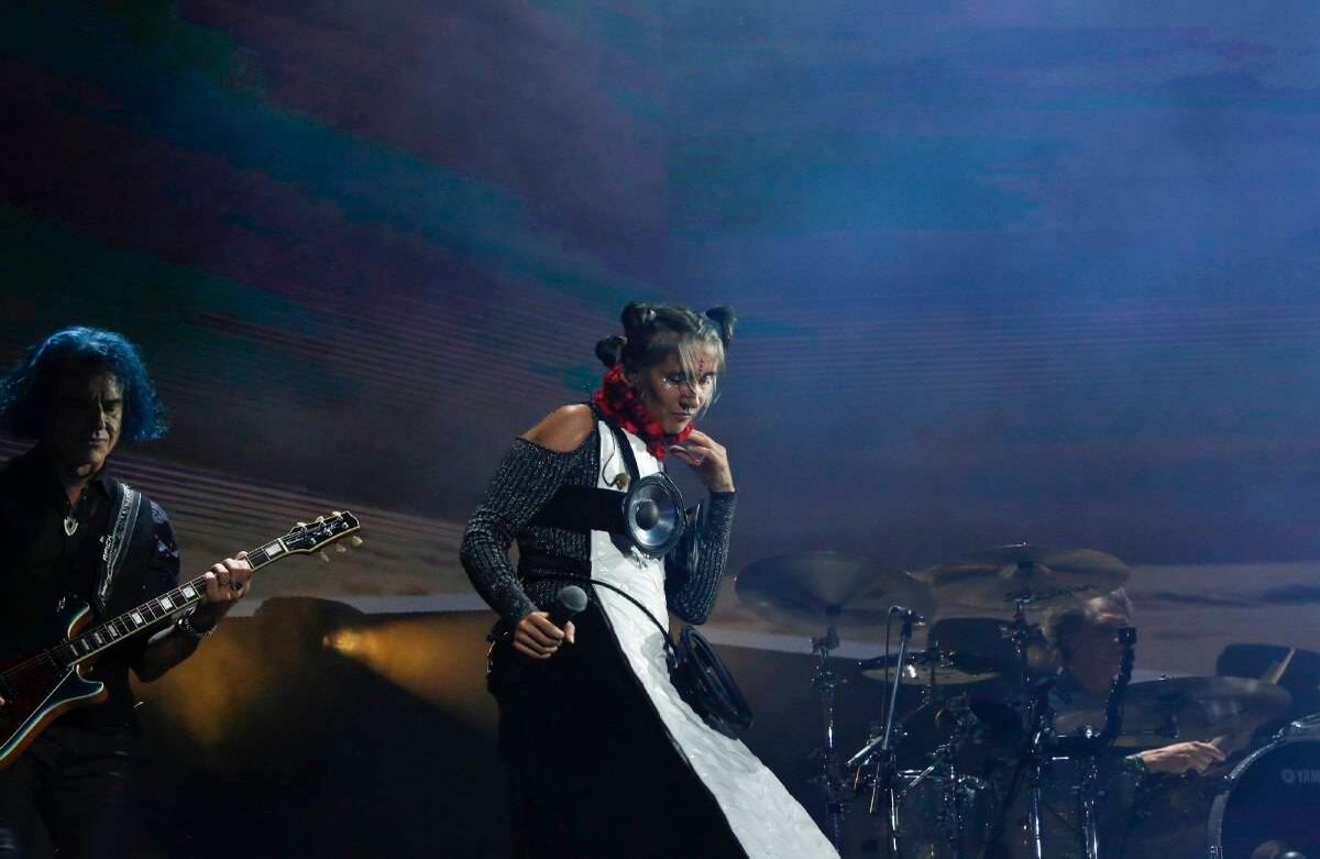 En esta ocasión, la cantante colombiana Andrea Echeverri, de Aterciopelados, interpretó la canción "Pasos" Foto: Guillermo Torres Reina.