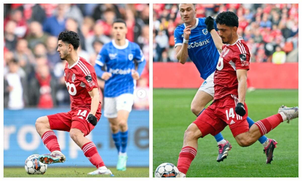 Steven Alzate jugador colombiano en el  Standard de Lieja de la Primera División de Bélgica