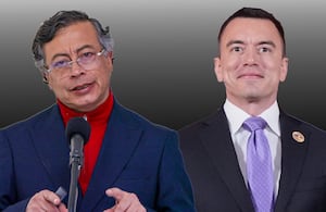 Gustavo Petro Daniel Noboa