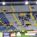 Hinchas Nacional en la previa del encuentro entre Santa Fe y Nacional