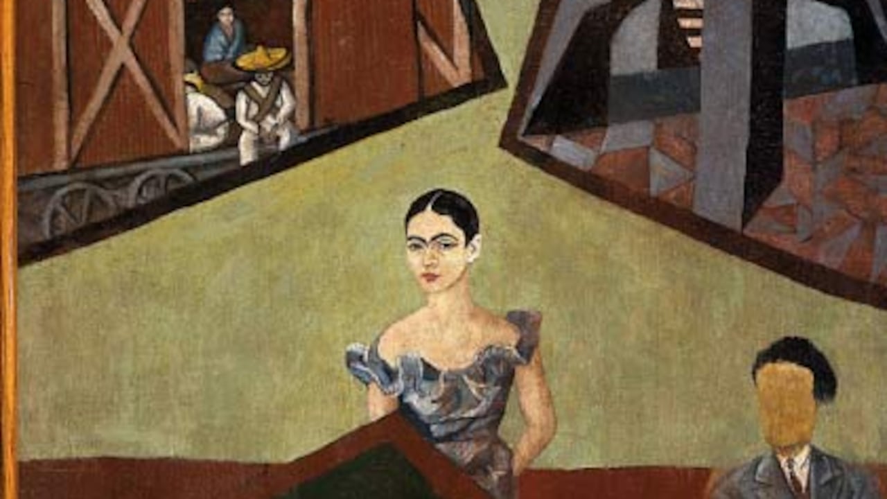‘Pancho Villa y la Adelita’, óleo de Frida Kahlo. ‘Retrato de Sra. Dreyfuss’, de Diego Rivera, y ‘Muchacha pueblerina’, de Frida Kahlo