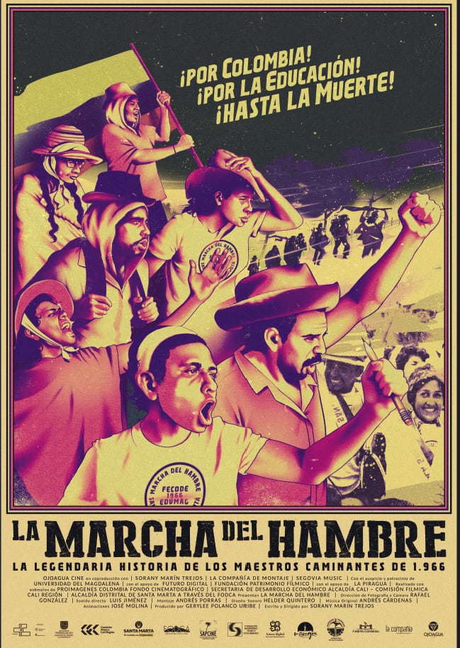 'La Marcha del Hambre' es un documental que rescata del olvido este hito fundamental para la dignificación de los maestros en Colombia.