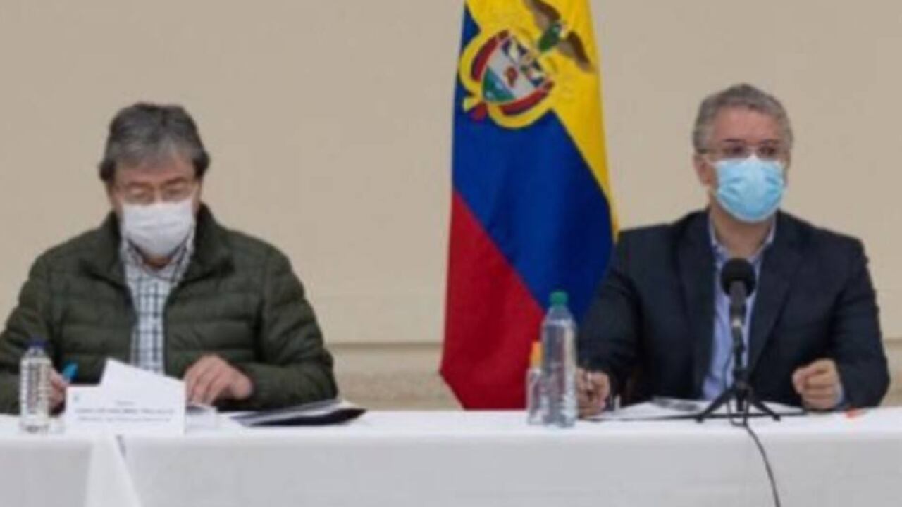 El presidente Duque y el ministro de Defensa lideran el consejo de seguridad en Popayán.