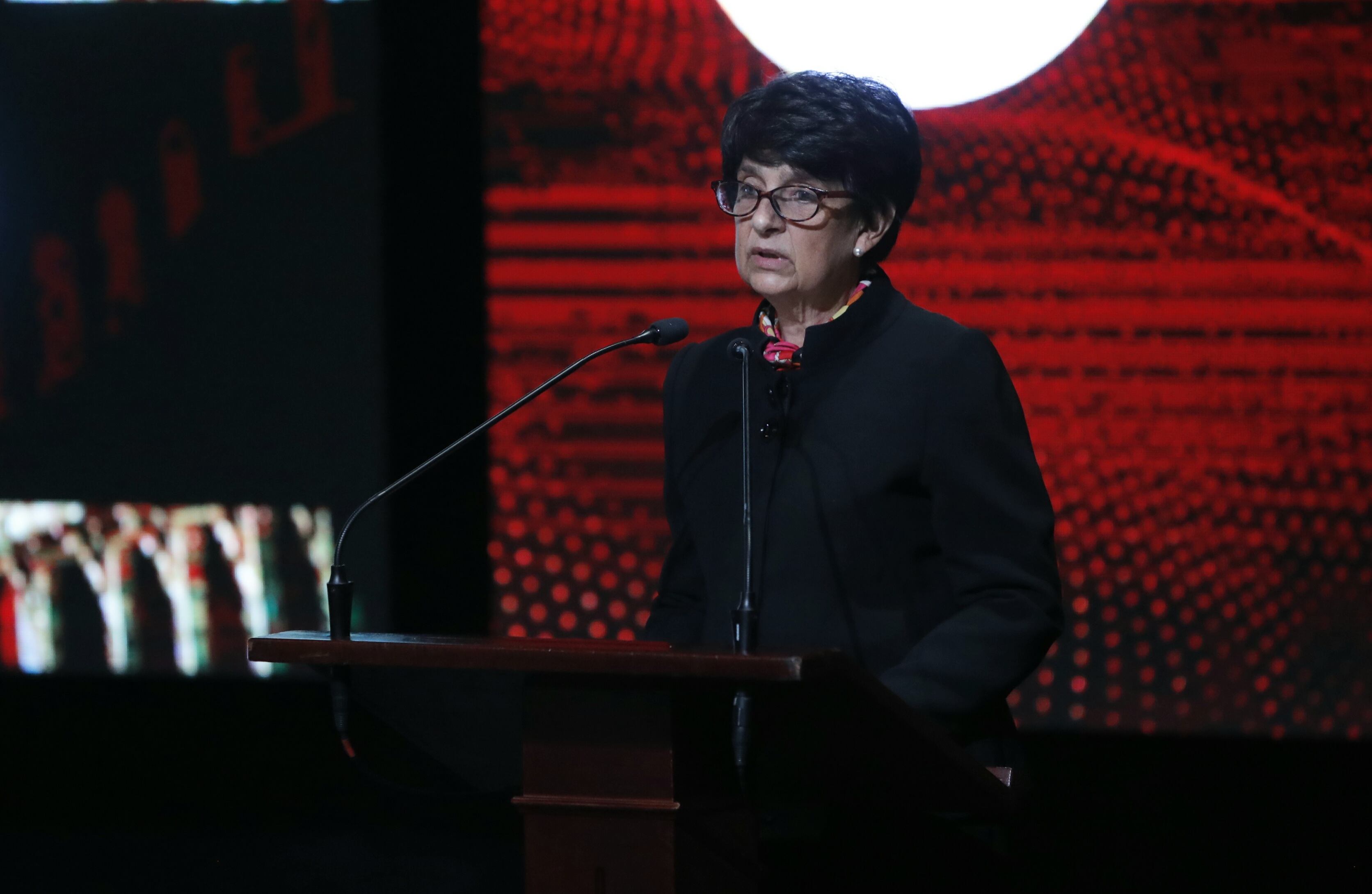 Ceremonia  30 años de la Corte Constitucional en el teatro Colón Cristina Pardo