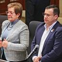 El juego político se movió en la Cámara para la aprobación de la reforma laboral. La ministra de Trabajo tuvo que salir varias veces a defender las propuestas.