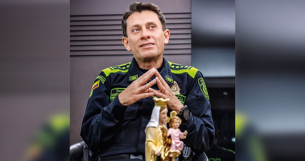 El general Henry Sanabria, director de la Policía Nacional.