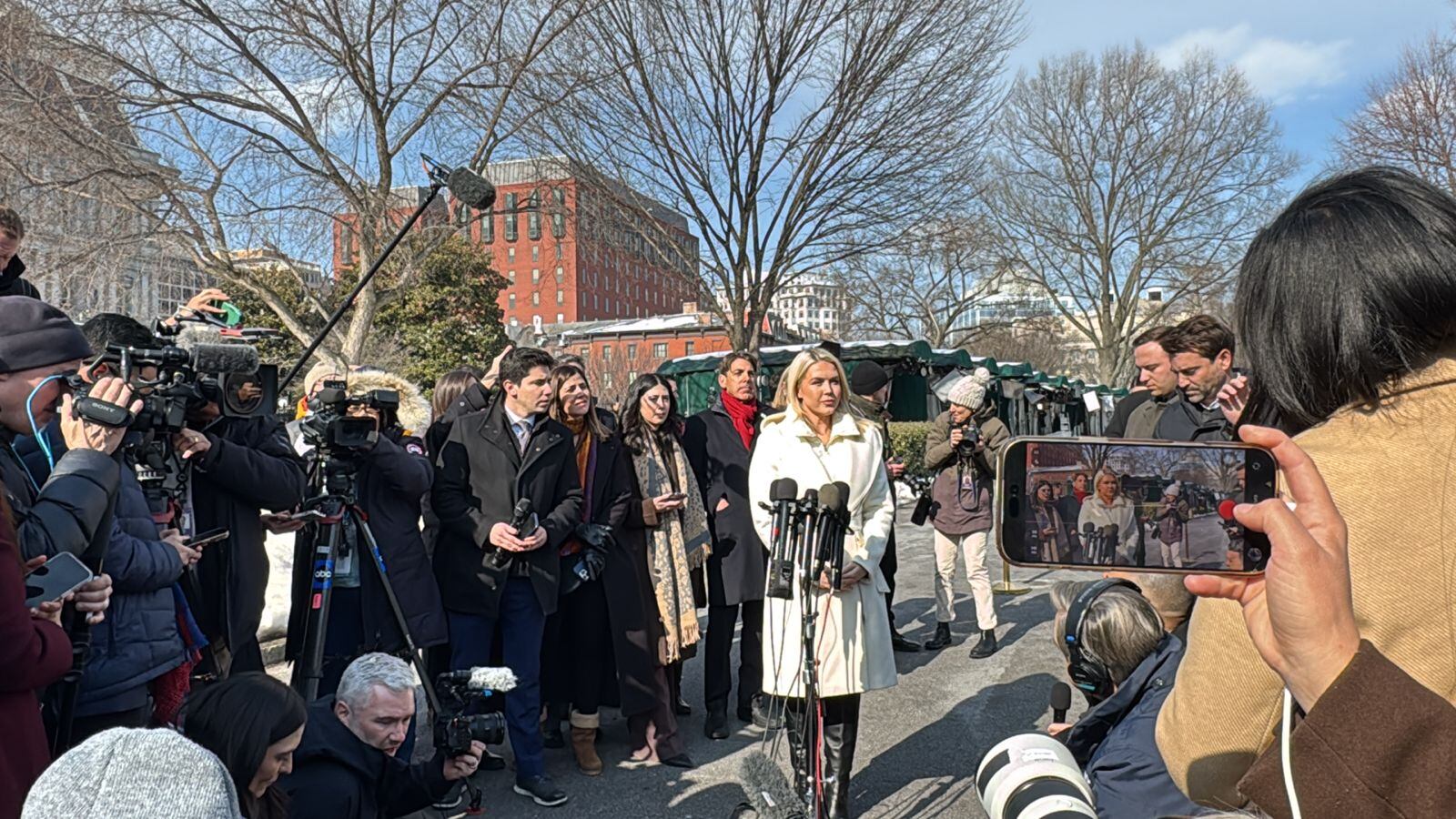 Karoline Leavitt, vocera de la Casa Blanca.