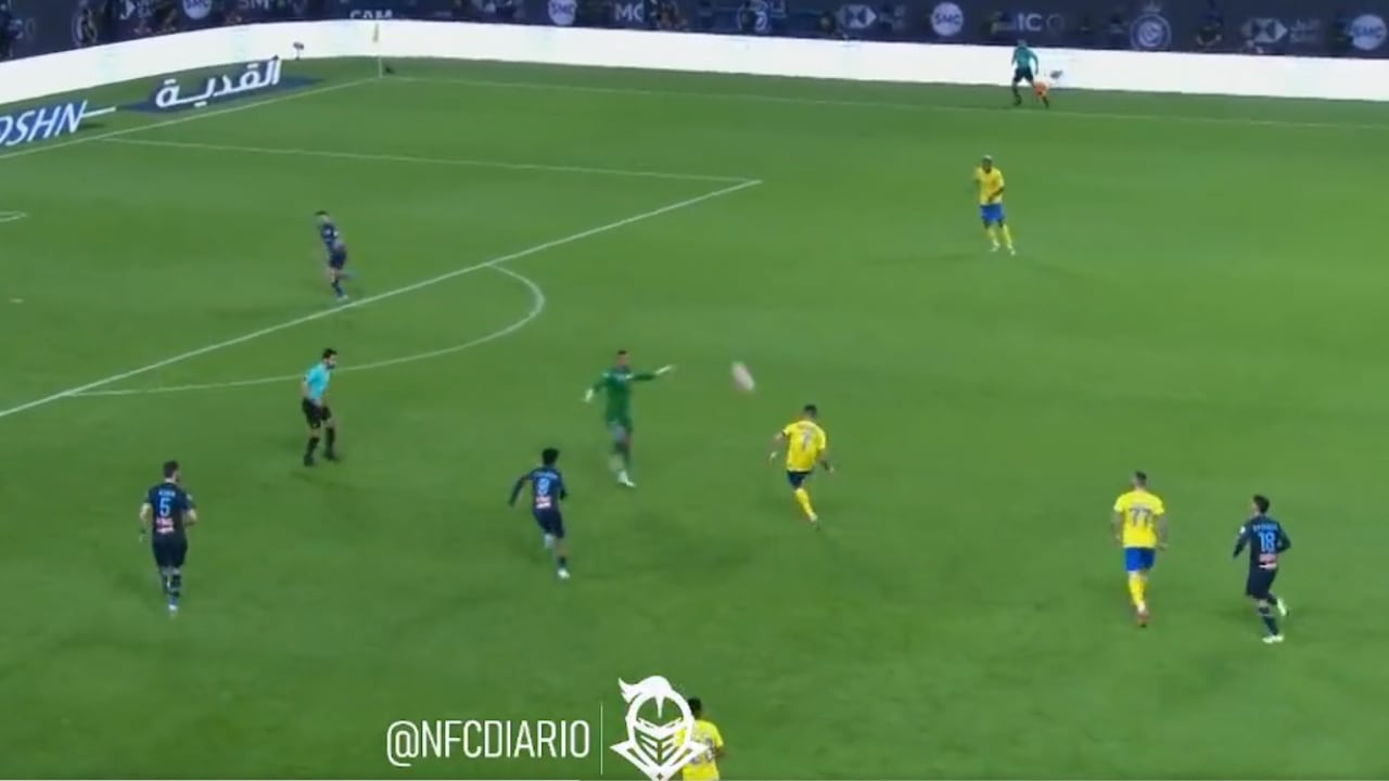 Cristiano Ronaldo marcó doblete en la victoria de Al-Nassr