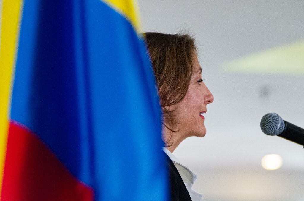 Ingrid Betancourt, ex dirigente política, en Bogotá (Colombia), el 18 de enero de 2022 (Foto por Sebastián Barros/NurPhoto vía Getty Images)