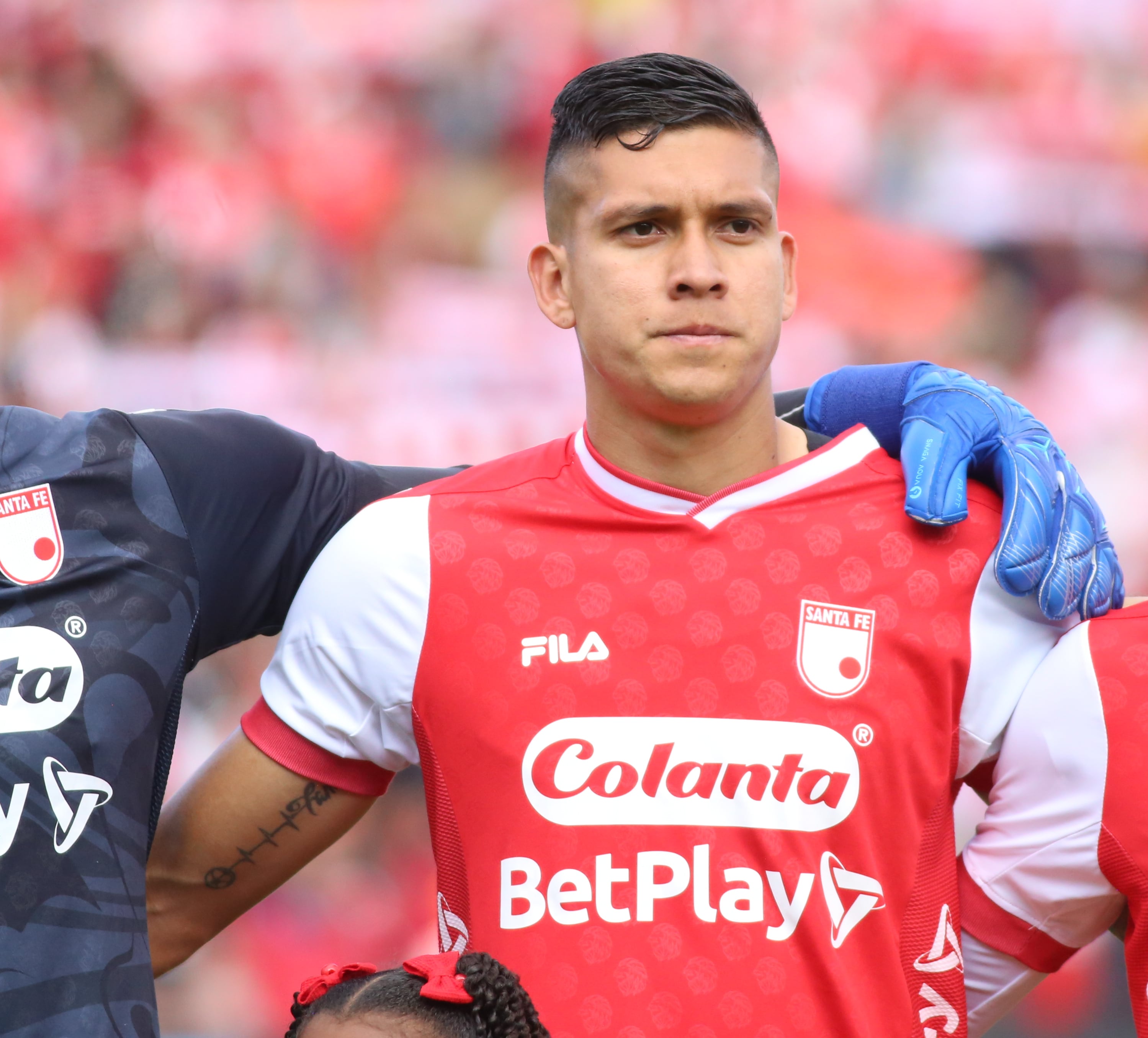 Julián Millán cuando aún jugaba para Independiente Santa Fe.
