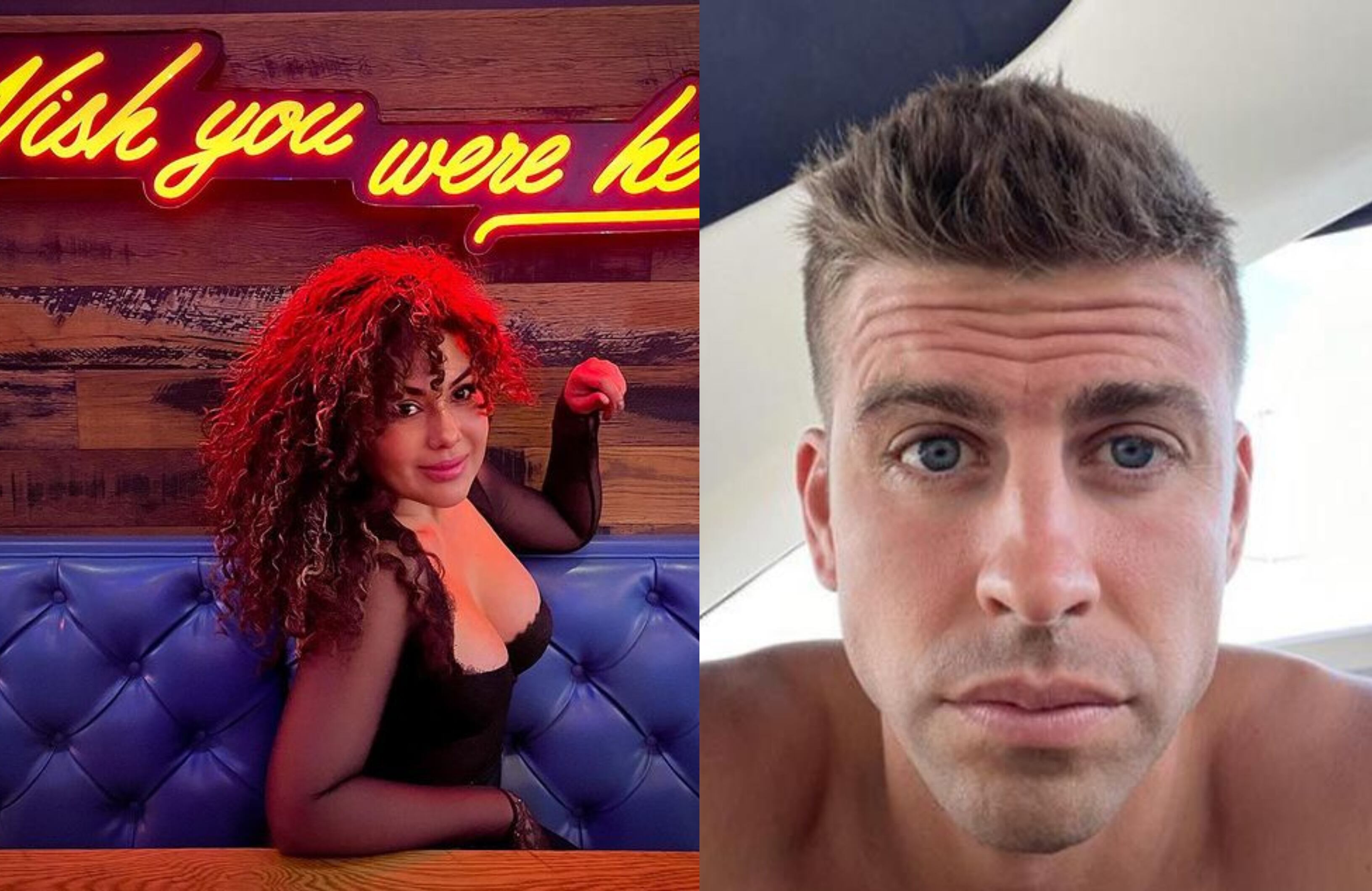 Tatiana Orozco y Gerard Piqué.